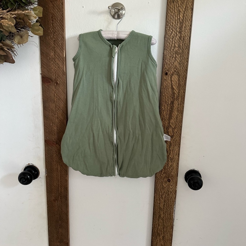 Sleep Sack 100% Cotton Olive Green 0-6 Months Baby boy or girl